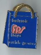 Swissair Shops Zürich-Genf Pin