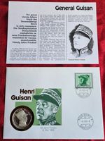Médaille Henri Guisan argent 999 40 ans paix 1985 état neuf