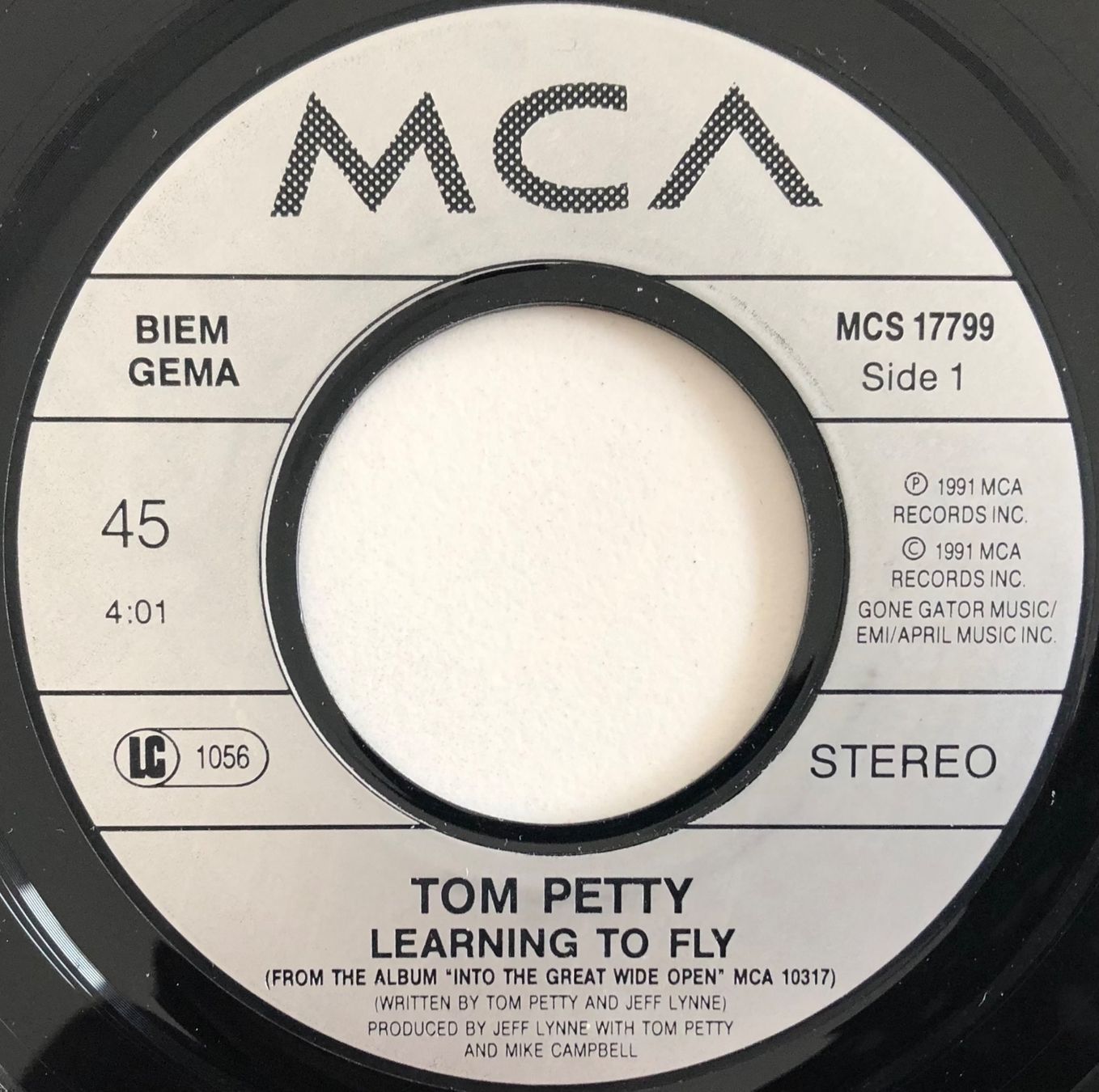 Schallplatten: TOM PETTY AND THE HEARTBREAKERS - LEARNING TO FLY – Gebraucht aus Poliez-Pittet von Newtown-Records 2