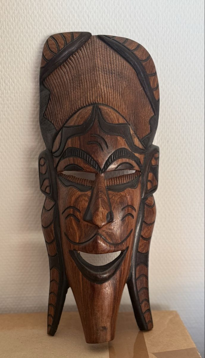 Internationale Kunst: Masque africain en bois sculpté – Neu (gemäss Beschreibung) aus Gland von bc998