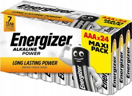 24 x Energizer Alkaline Power AAA, LR03, Ablaufdatum:12.2030
