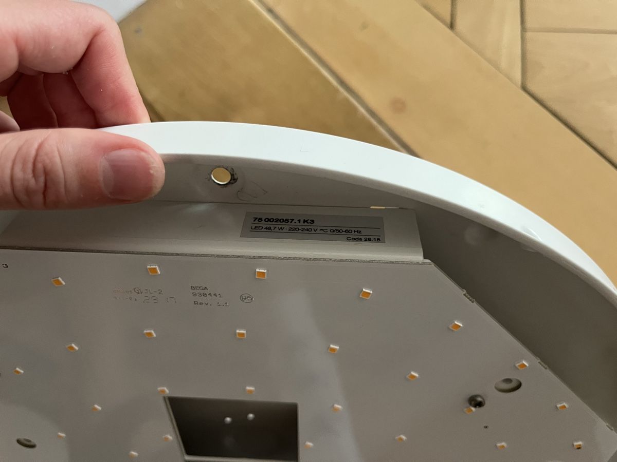 Lampadari & plafoniere: bega deckenleuchte lampe weiss rund glas – Usato da Zürich venduto da Princessmia 4