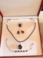 Set gioielli mistici arcobaleno: anello, orecchini, braccial