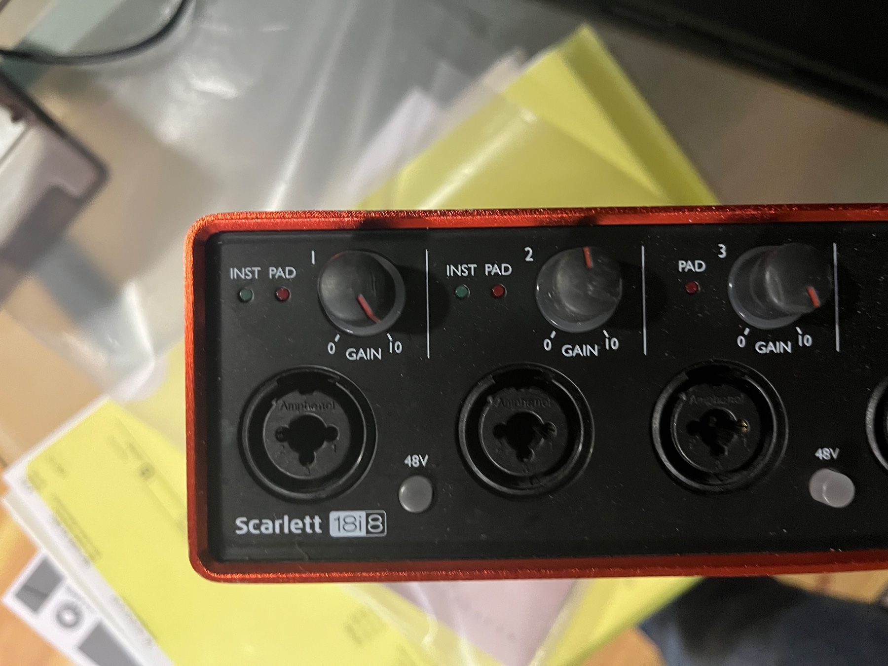 Strumenti musicali: Focusrite Scarlett 18i8 – Usato da Delémont venduto da Cannonus 4