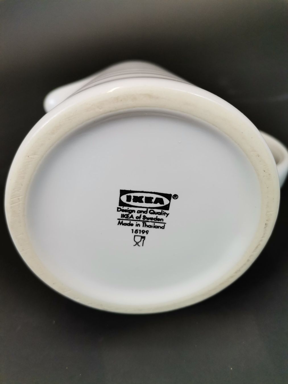 Ikea Caraffe: IKEA weisses Milchkännchen ca. 0.4 l – Usato da Schaffhausen venduto da Restwert_SH 4
