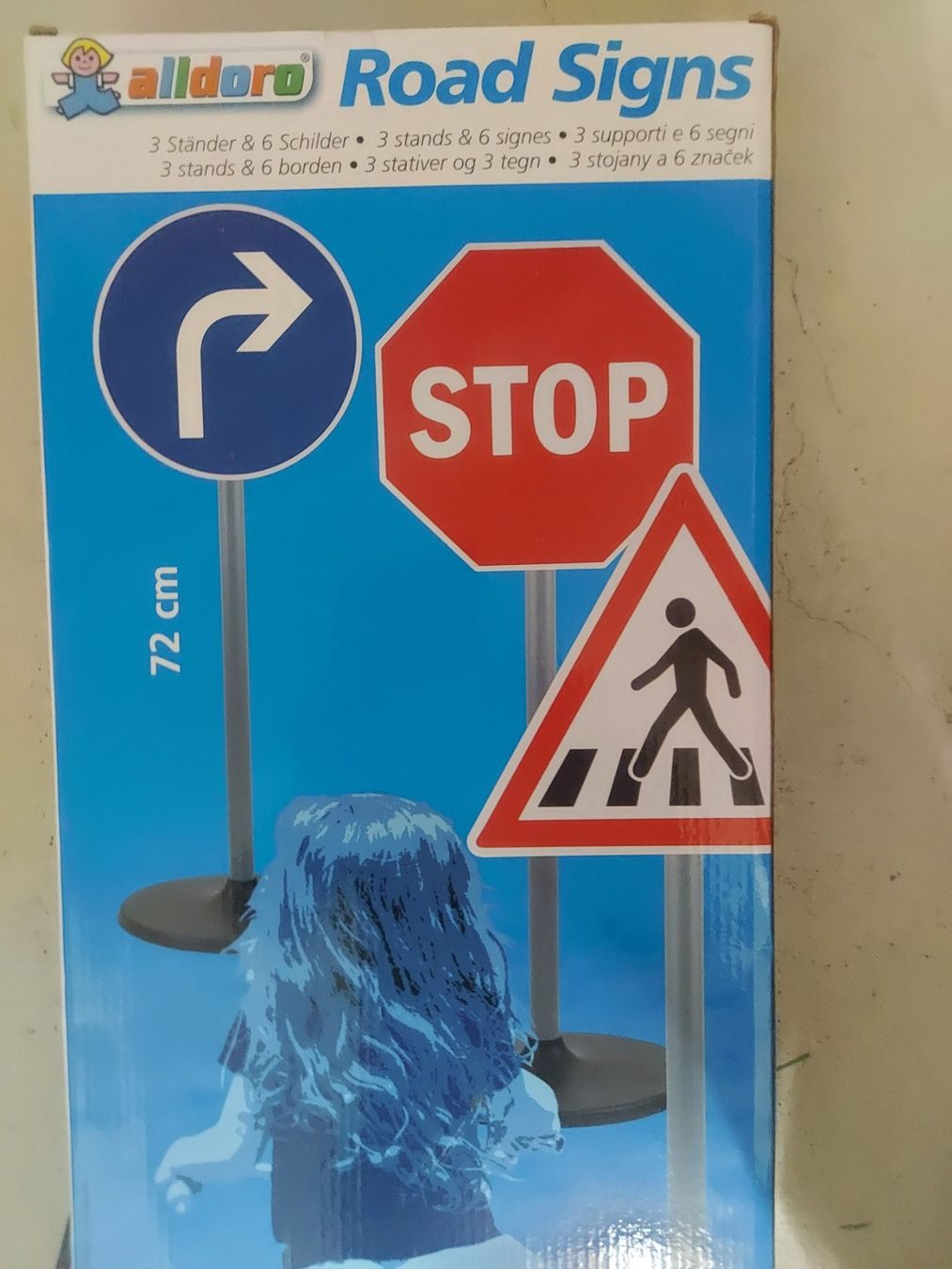 Spielzeuge: Alldoro Verkehrszeichen Kinder 72cm NEU – Neu und originalverpackt aus Altishofen von  3
