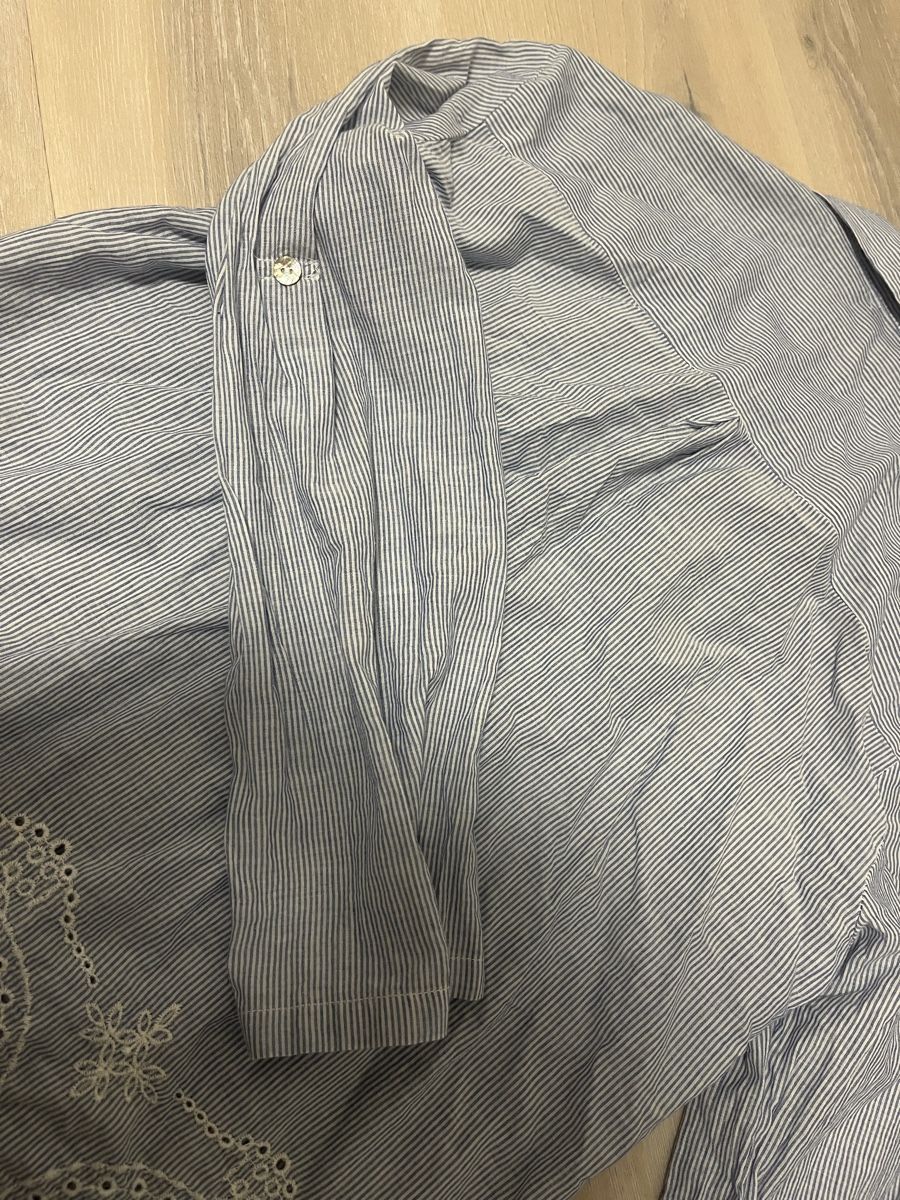 Camicette: Hemd weiss-blau gestreift mit Lochmuster M neu – Nuovo (secondo la descrizione) da Birrwil venduto da vanyboo 3