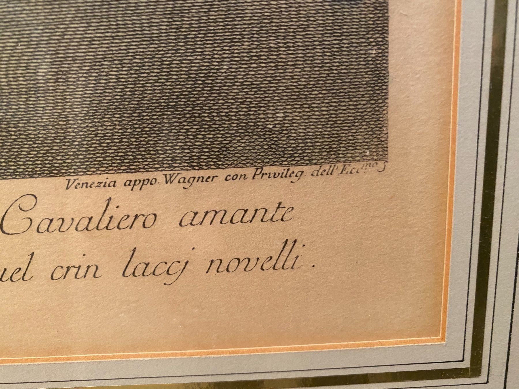 Stiche: Venezianischer Stich in Goldrahmen – Gebraucht aus Buochs von Chreschte2 5