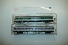 Fleischmann H0: 2xDB Schnellzug Wagen
