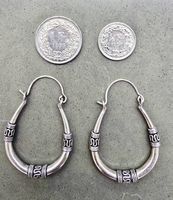 Orecchini Boho Argento Sterile