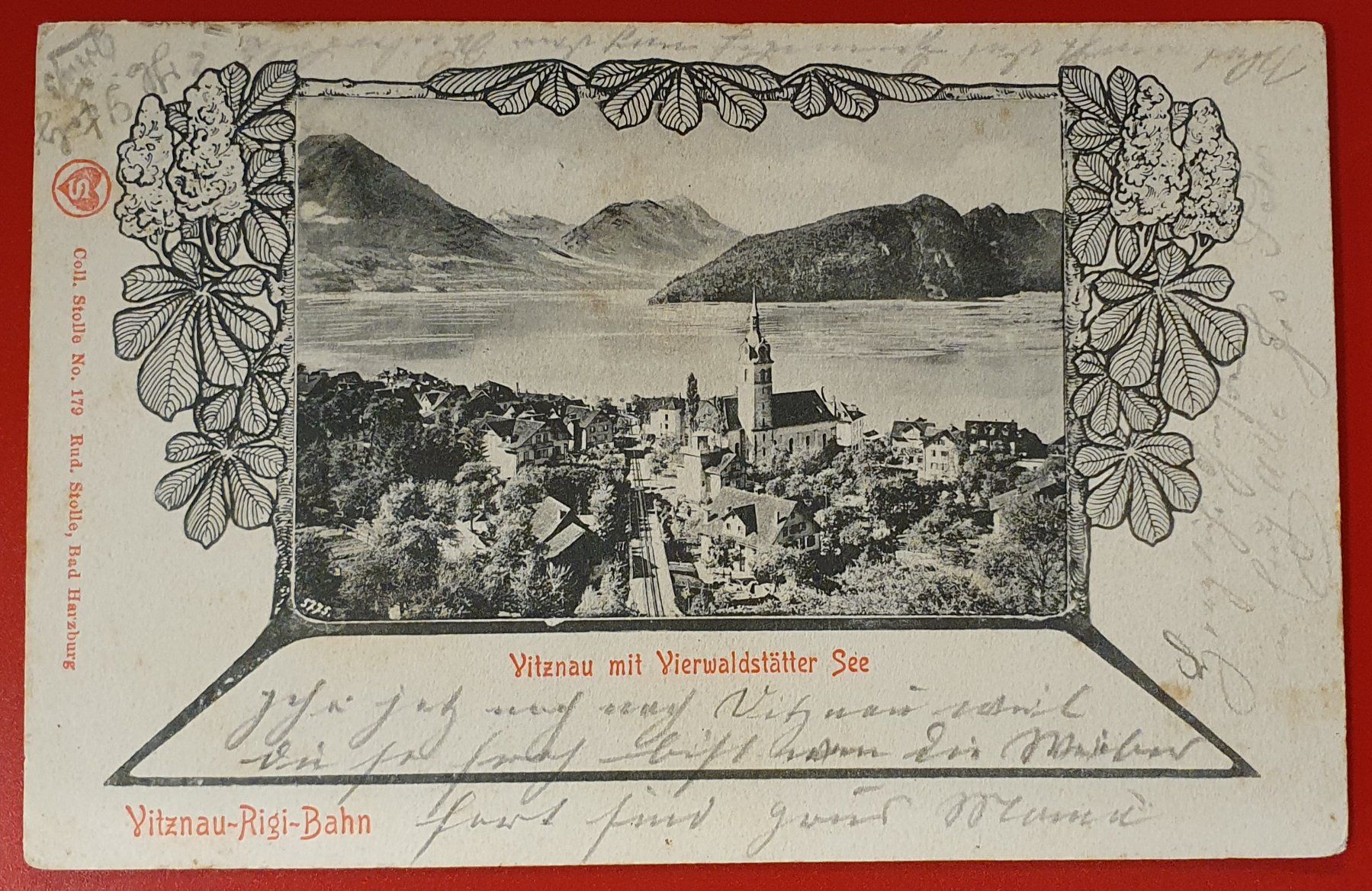 Cartoline postali: Vitznau 1903, Rigi Bahn Ansichtkarte no 3 – Usato da Kreuzlingen venduto da Rschweiz1