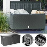 Gartenbox wasserdicht TOM anthrazit Auflagenbox Kissenbox