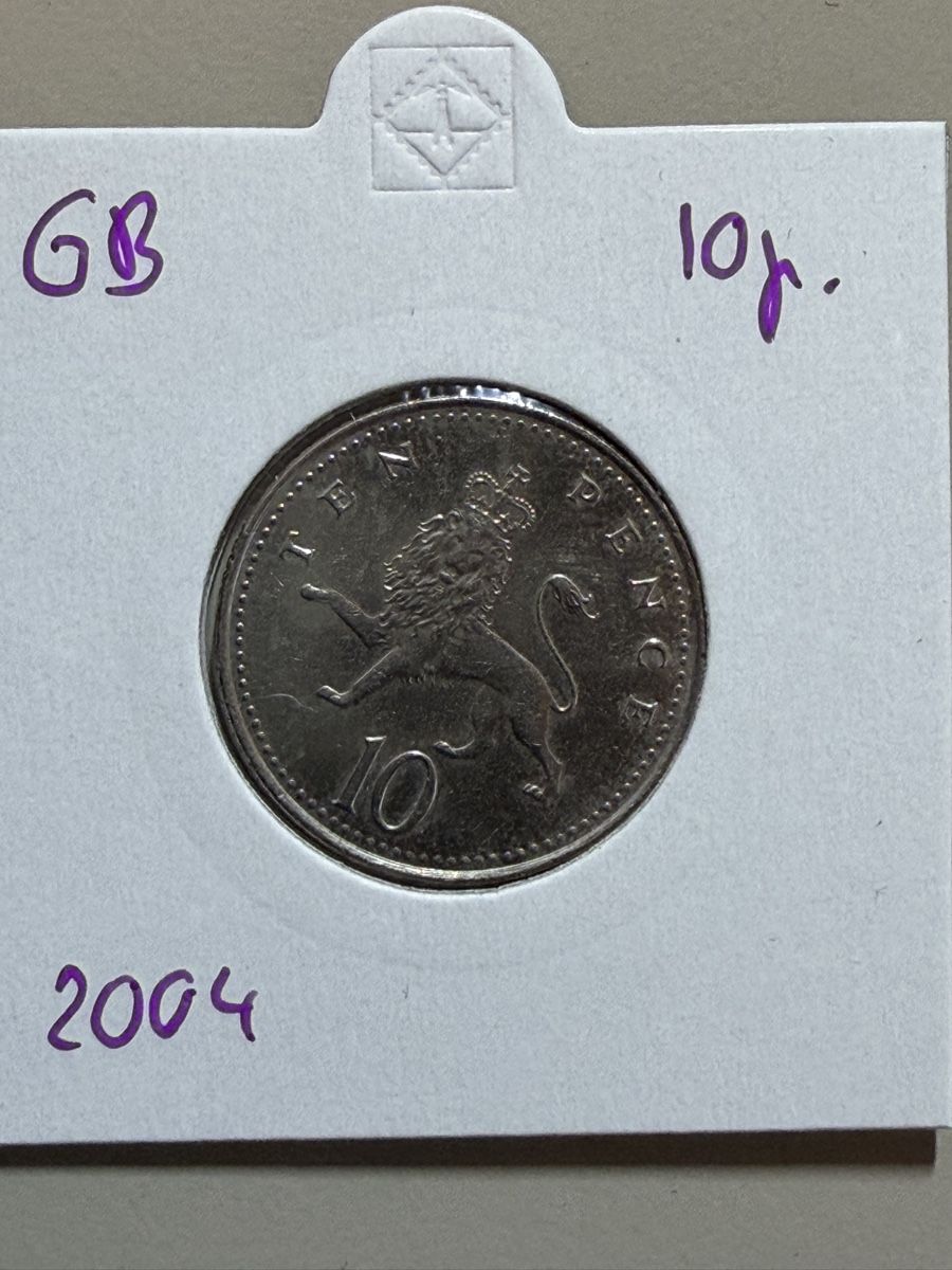 Toutes les monnaies: GB - 10 pence - 2004 – D'occasion à Payerne par Mike1682
