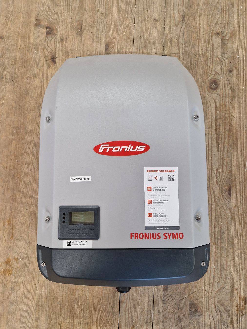 Fronius Inverter: Fronius Symo 8.2-3-M Wechselrichter - Gebraucht – Usato da Mühlethurnen venduto da martk4