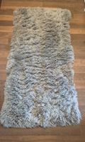 Schaffell-Teppich (100% Echtfell) Royal Dream, grau, 70x140 