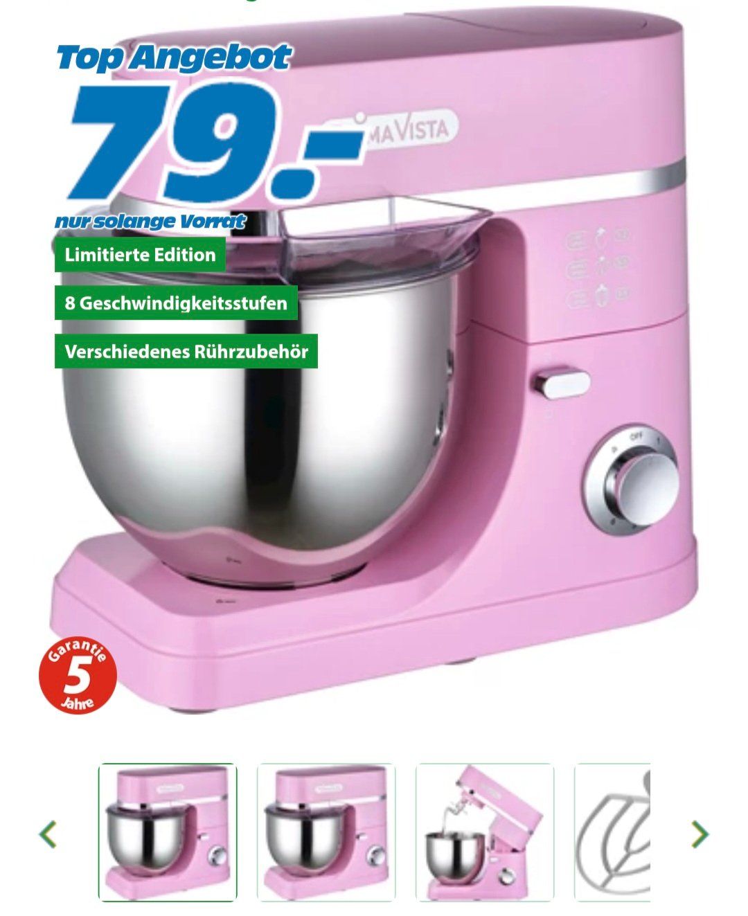 Appareils de cuisine: Knetmaschine – D'occasion à Walperswil par LBPL 4