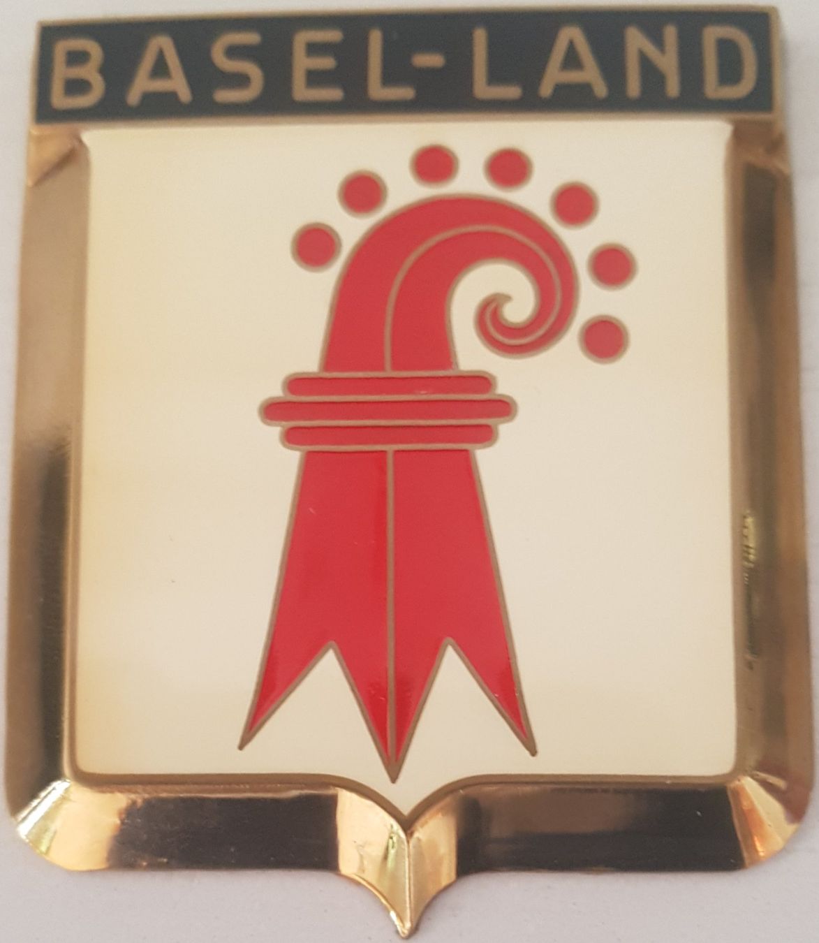 Plaketten & Abzeichen: Plakette / Emblem BASEL-LAND – Gebraucht aus Neuchâtel von Blondy_73