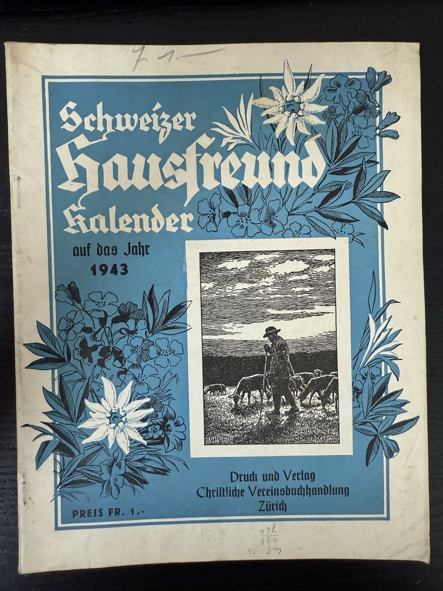 Zeitschriften & Magazine: Schweizer Hausfreund Kalender 1943 – Gebraucht aus Opfikon von BananaGio01