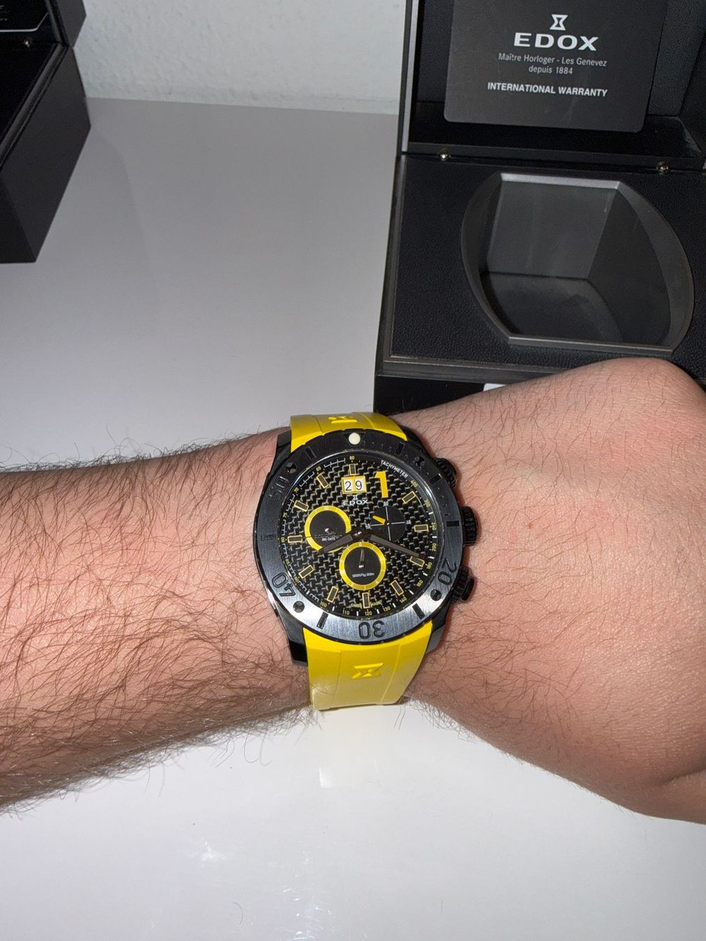 Edox Orologi: Edox Chronograph, montre homme – Usato da La Chaux-de-Fonds venduto da mem_l6xm 4