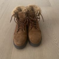 Fifth Avenue Veloursleder-Schnürboots braun