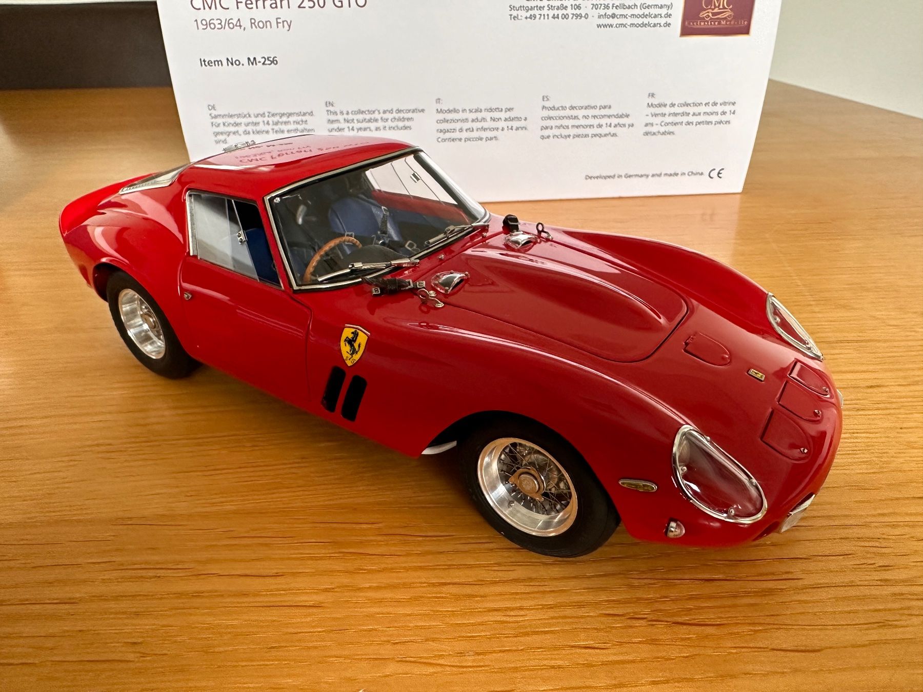 CMC Modellautos: Ferrari 250 GTO CMC 1/18 – Neu und originalverpackt aus Stein AR von Krabbe2 1