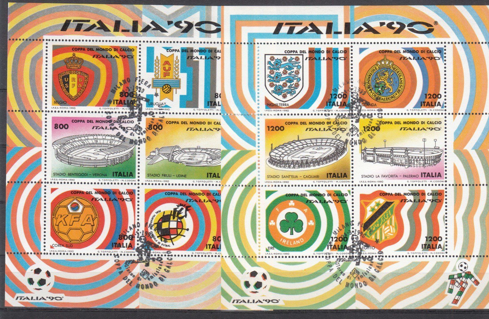 Tutti i francobolli: Italien 1990 mit ET – Usato da Bürglen TG venduto da StampGraf 4