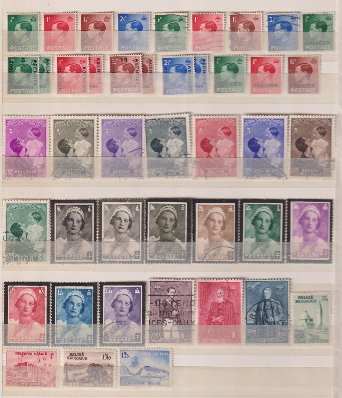 Tutti i francobolli: Lot Belgien. Inkl. Kolonien – Usato da Koblenz venduto da Boerse6