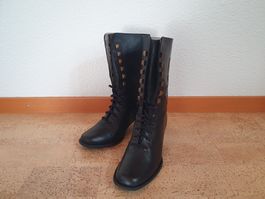 Trachtenstiefel - Trachtenschuh - schwarz - Gr.39