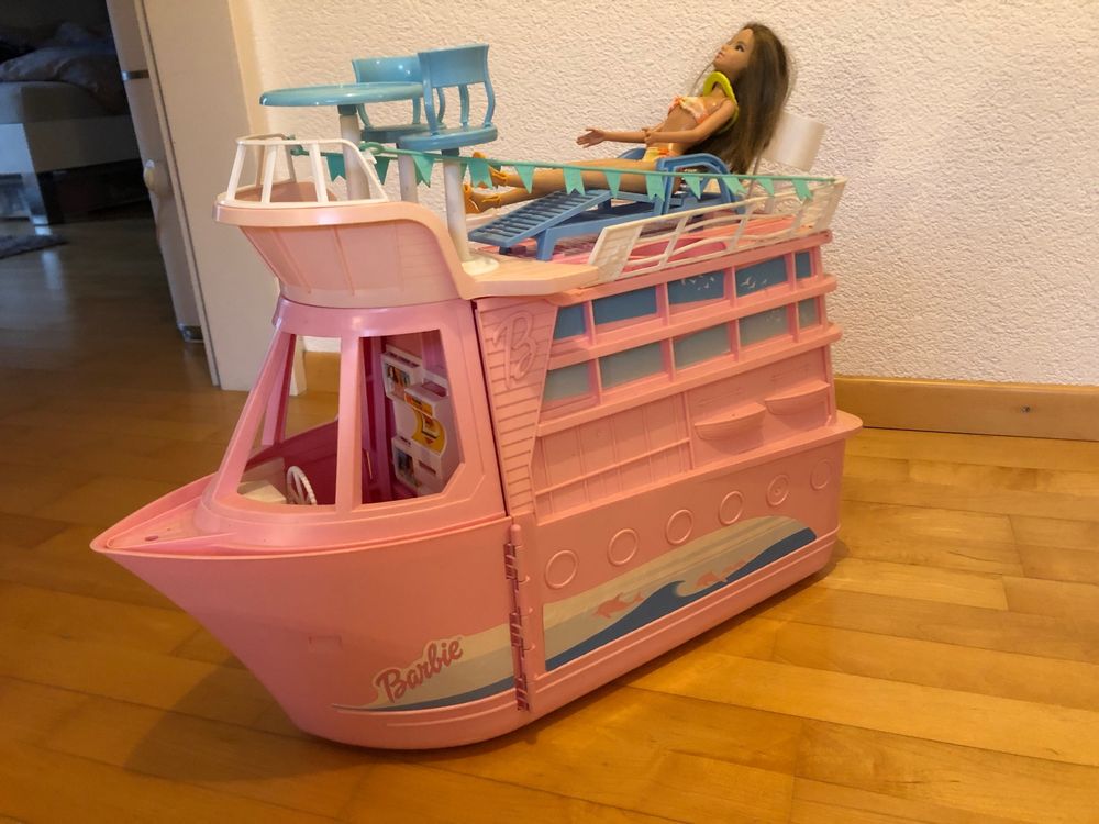 Wellenboot Dekoration - Unsinkbares Kreuzfahrtschiff In Acryl-Flüssigkeit 14,5cm