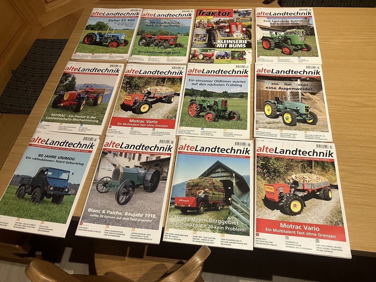 Revues & Magazines: Alte Landtechnik Zeitschriften – D'occasion à Lommis par gorenc-swiss