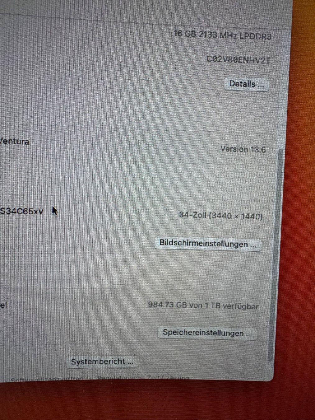 Apple Notebook: MacBook Pro 13” 1TB SSD – Difettoso da Adliswil venduto da Busys 3