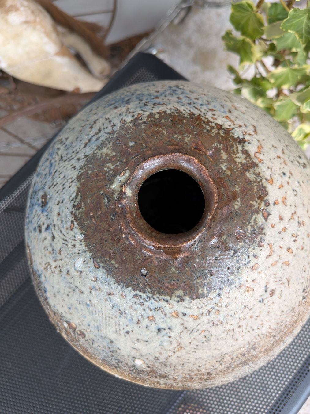 Vasi & Recipienti: Grosse runde Keramik Vase Ernst Häusermann – Usato da Emmen venduto da magelan 3