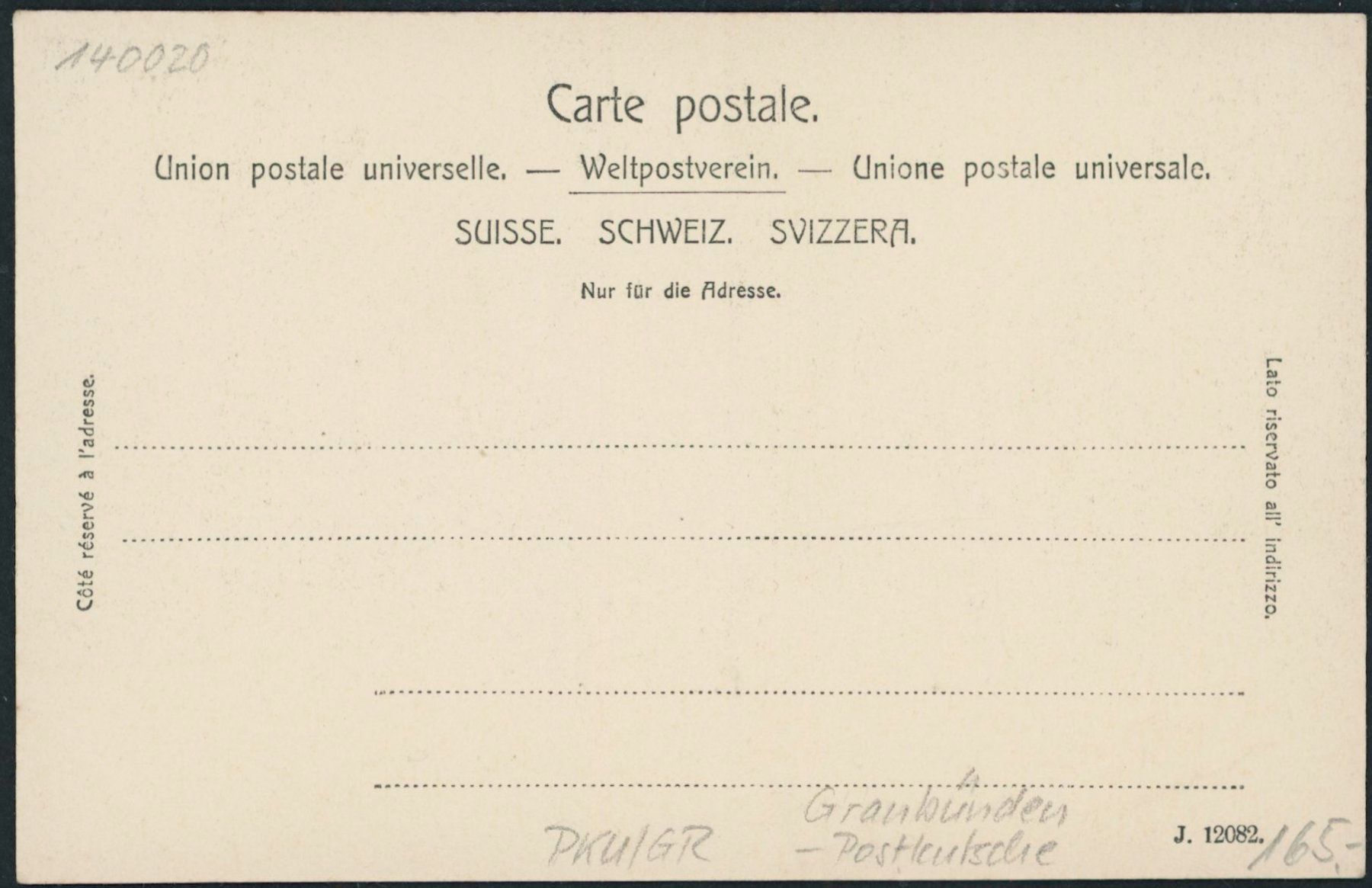 Cartes postales: GR Graubünden - Postkutsche – Neuf (Voir description) à Schindellegi par Jonathan77 1