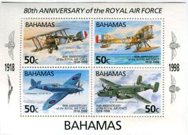 Block "Flugzeuge". Bahamas.