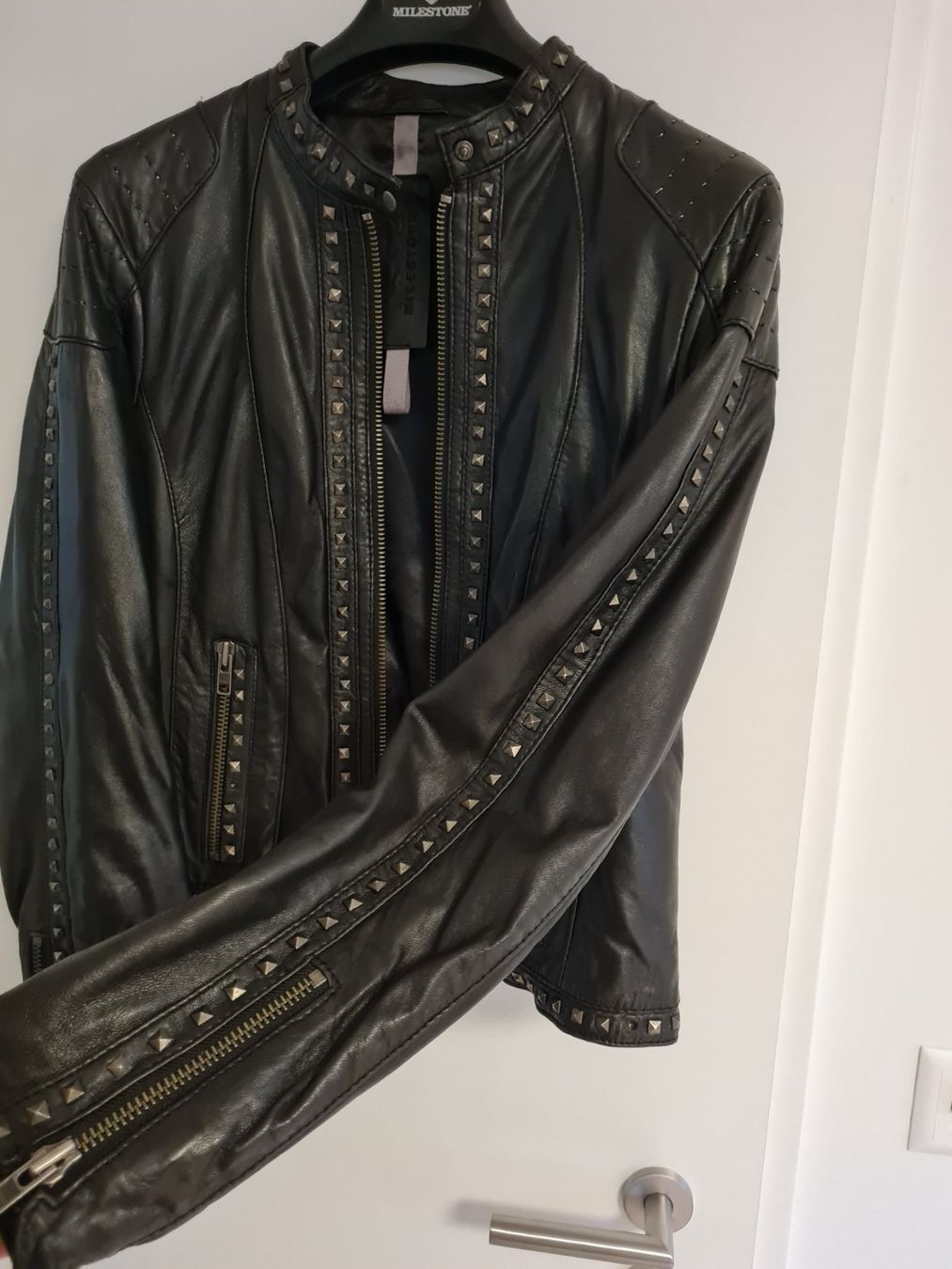Giacche: LEDER BIKER JACKE MILESTONE GR.M – Usato da Steg im Tösstal venduto da goldlionfree 8