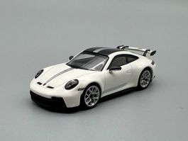 Porsche 911 992 GT3 1:64 Carrera White Metallic neu OVP