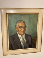 Oskar Nussio 1966 (1889-1976) Portrait signiert, beschriftet