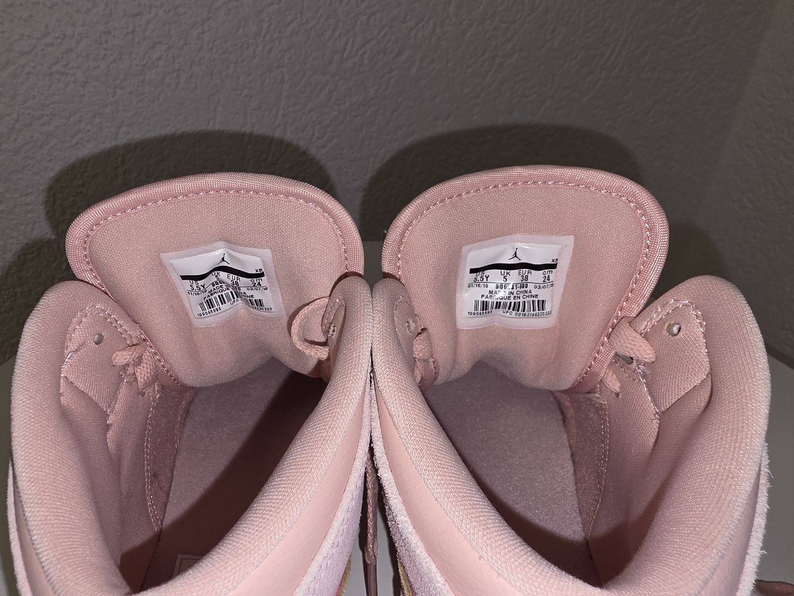 Jordan Scarpe da uomo: Jordan 1 Mid GS Coral Stardust EU38 – Usato da Messen venduto da ste_bsk5 5