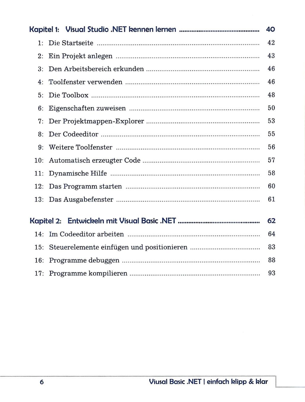Bücher: Handbuch Visual Basic. NET Microsoft einfach Klipp &klar – Neu (gemäss Beschreibung) aus Lenk im Simmental von Ruedauph 5