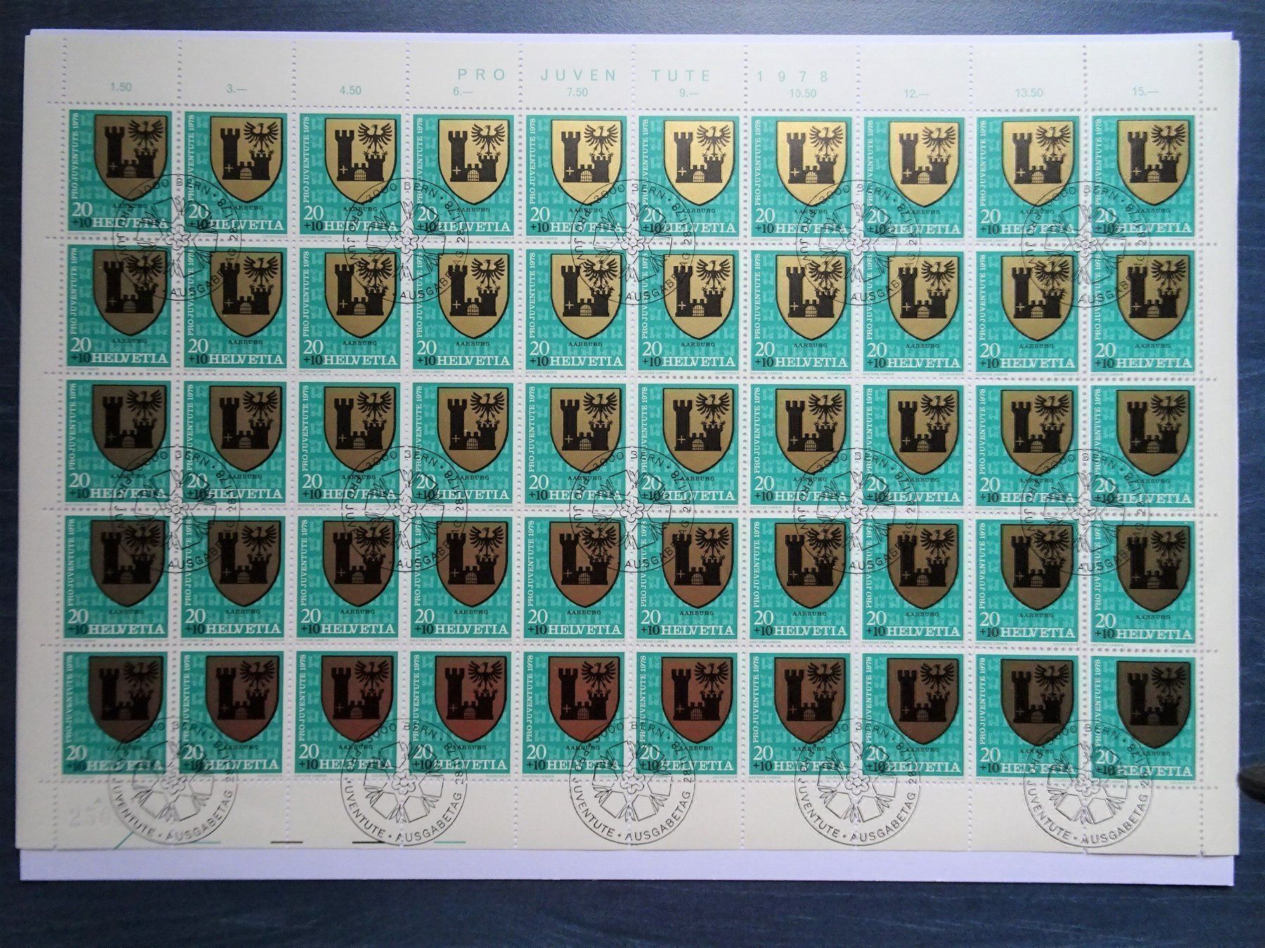 Tous les timbres: PJ 1978 – Neuf (Voir description) à Aadorf par Chnorli-Furz