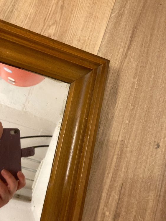 Alter Spiegel mit Massivholz Rahmen Kaufen auf Ricardo