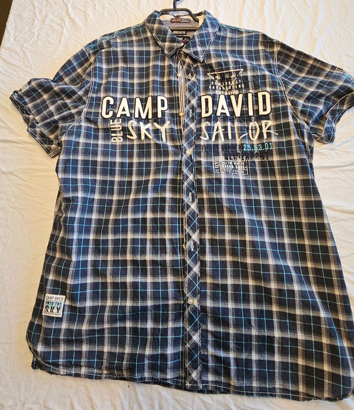 Hemden: Camp David Kurzarmhemd, Gr. XL – Gebraucht aus Cham von Pfingsti