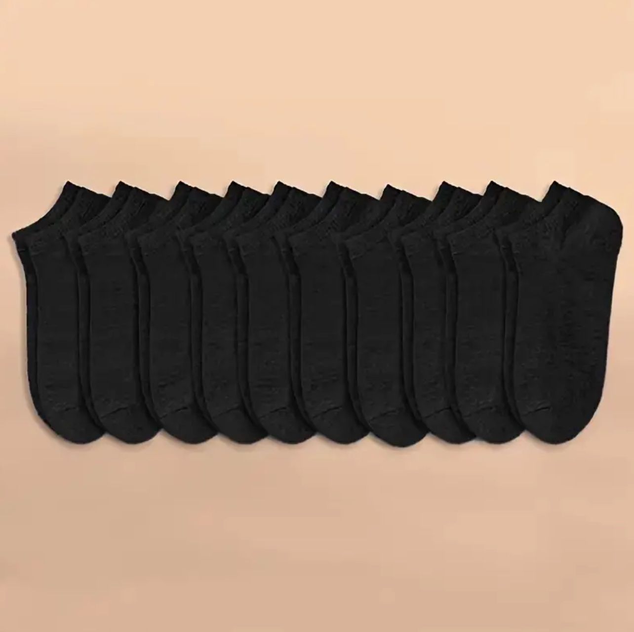 Calze: 10 Paar Sneaker Socken schwarz Einheitsgrösse neu – Nuovo e nell'imballaggio originale da Suhr venduto da SchnapperCH