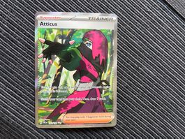 Pokemon Atticus Fullart Prismatic Evolutions near Mint