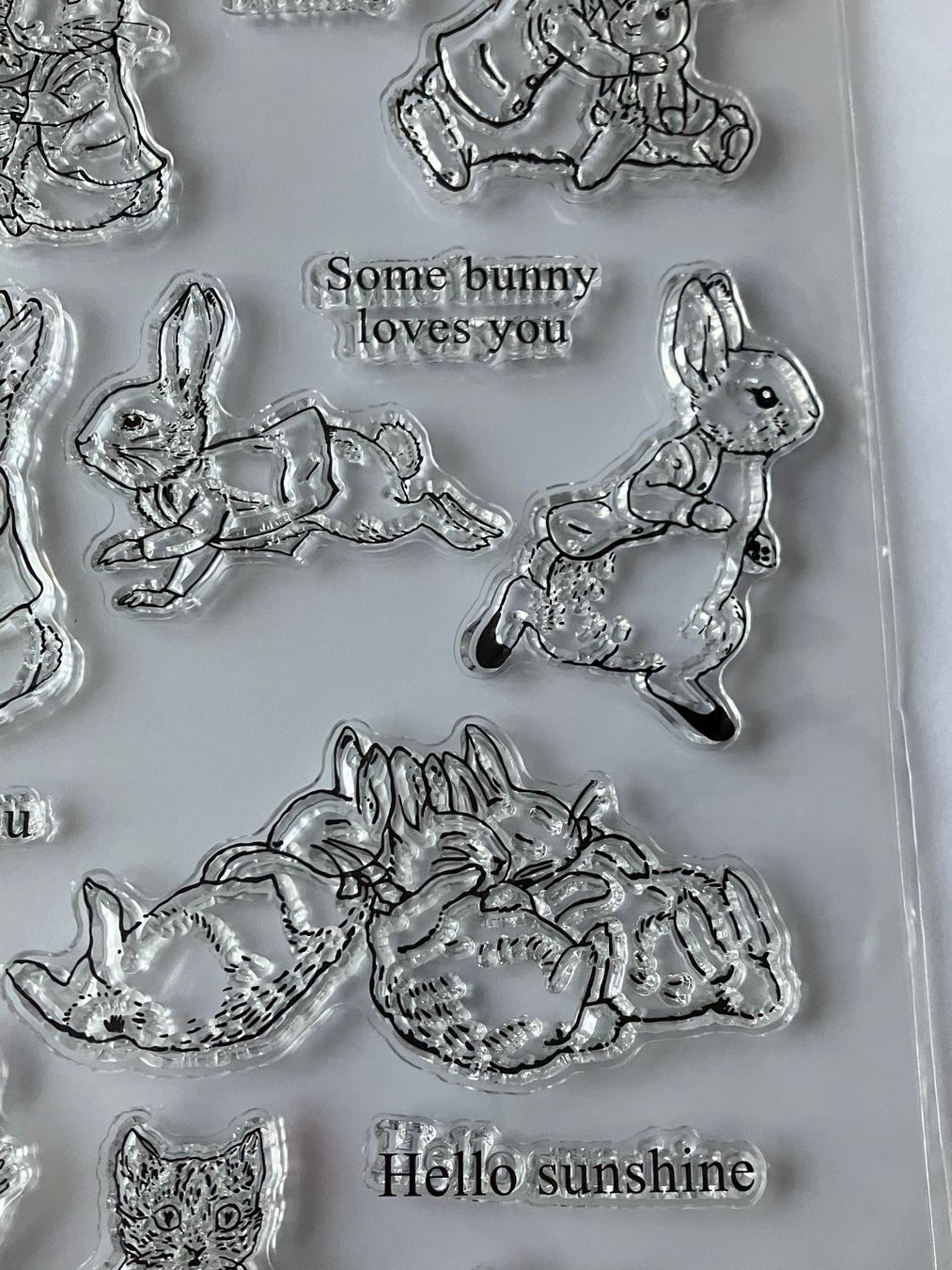 Stempel: Neues Set Motivstempel  Hasen / Tierli – Neu und originalverpackt aus Effretikon von wenuss 3