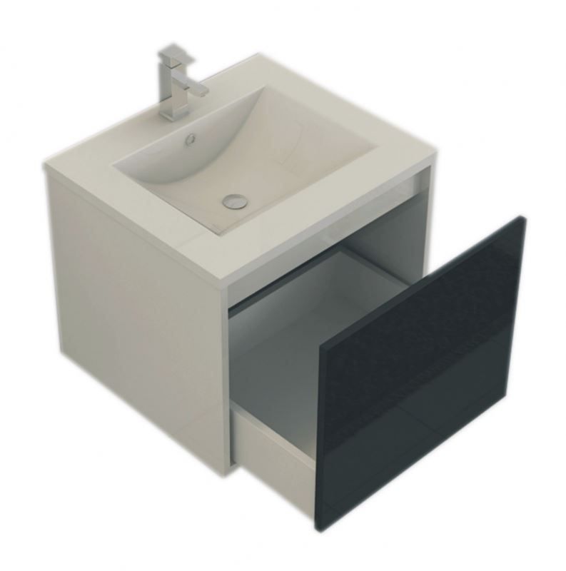 Mobili per bagno: Badmöbelset 'Linz' in schwarz - hoc – Nuovo e nell'imballaggio originale da Herbertingen venduto da jet-line-e-trade 3
