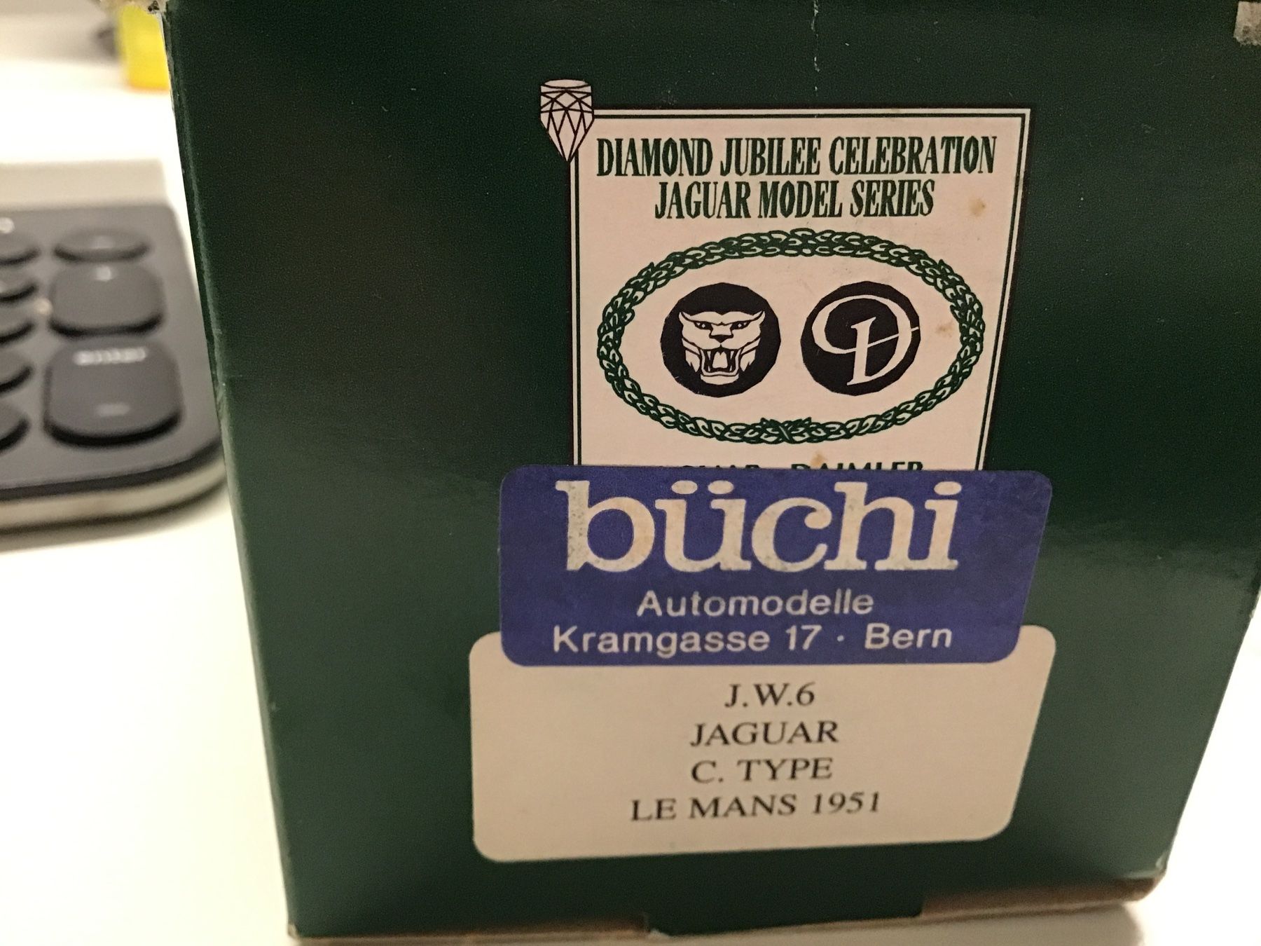 Jaguar Modellini d'auto: Jaguar C-Type Modellauto - Sammlerstück 1:43 – Nuovo (secondo la descrizione) da Männedorf venduto da Modellbau-wyss 5