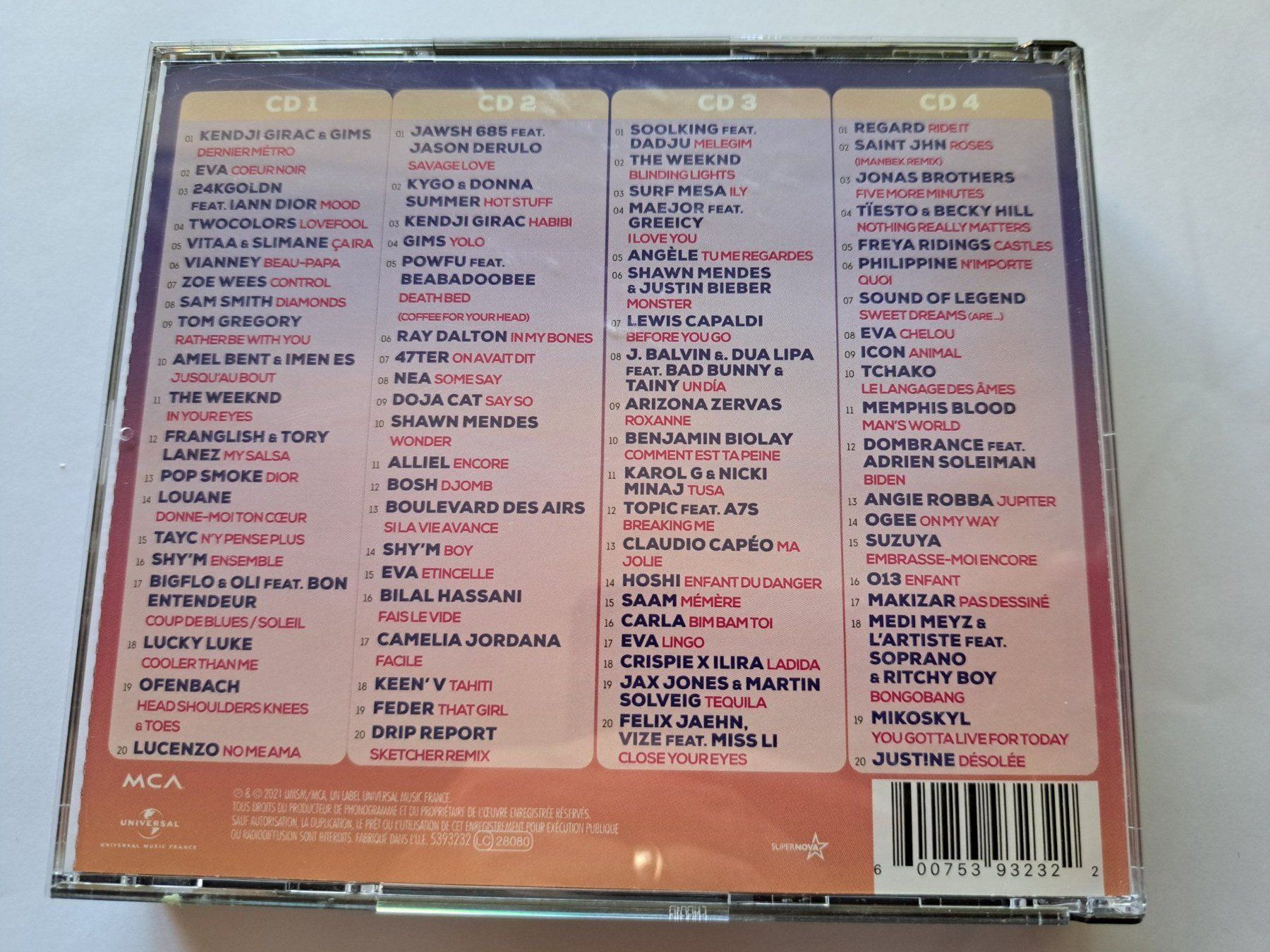 CDs: Coffret 4 CDS Les hits de 2021 – D'occasion à Pully par bro_n52j 2