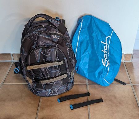Schulrucksack Satch Pack Blue Tech