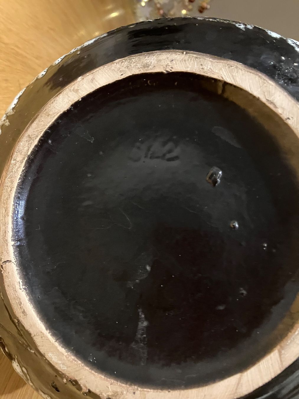 Vasi & Recipienti: Vintage Keramik Vase, braun-weiss, – Usato da Rüegsauschachen venduto da limek 2